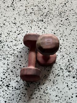 8 LBS dumbbells Pair