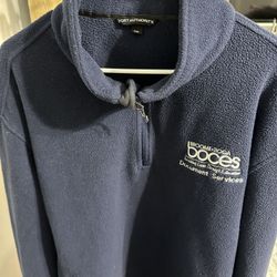 PORT AUTHORITY MENS LONG SLEEVE MID WEIGHT 1/4 ZIP PULLOVER