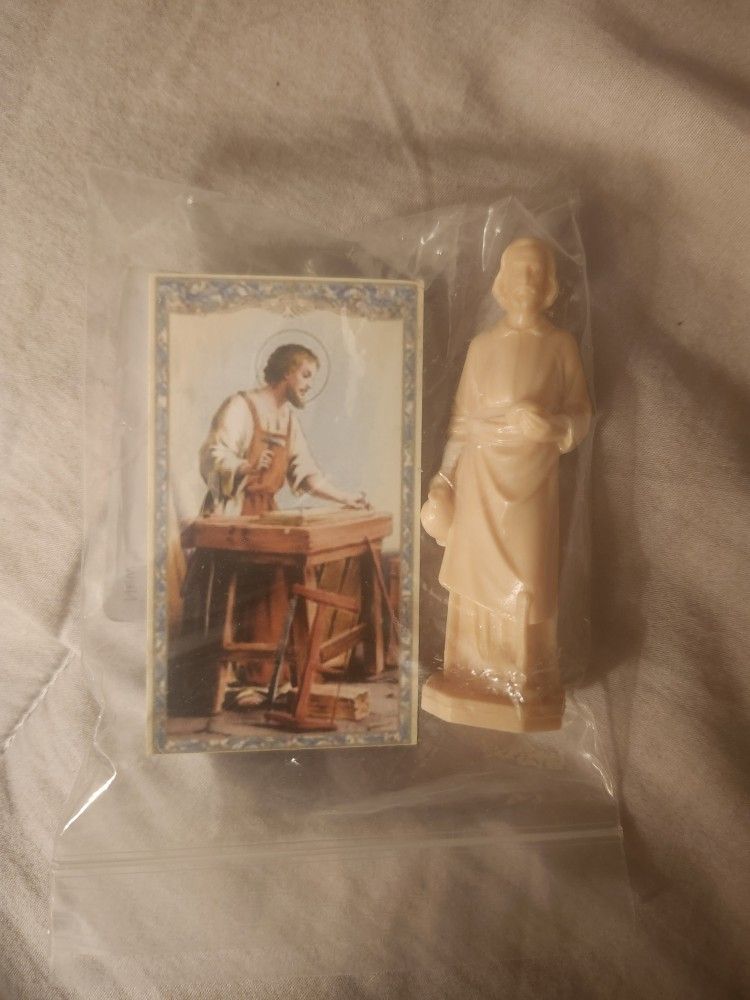 Saint Joseph Statue And Poem For Selling House New Never Opened