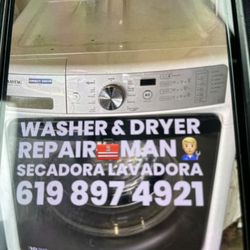 Washer And Dryer (Repair Man ) Lavadoras Secadora 