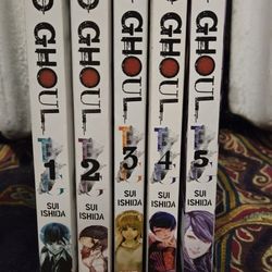 Tokyo Ghoul manga series 1 - 5