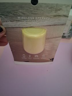 Small yellow speaker