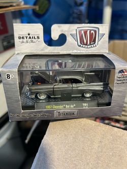 M2 Machines Titanium 1957 CHEVROLET BEL AIR ~ 1:64 ~ Diecast Toy Car ~ T101