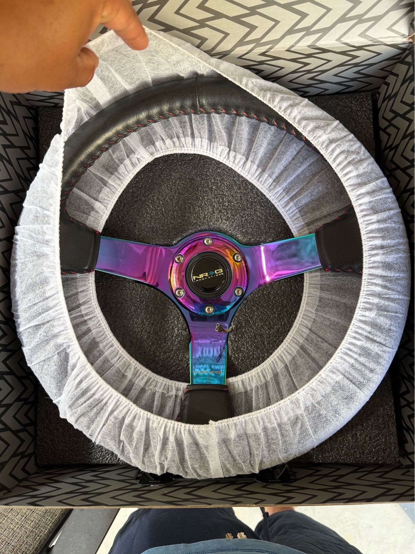Nrg steering wheel and hub