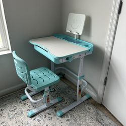 Kids Adjustable Study Table And Chair