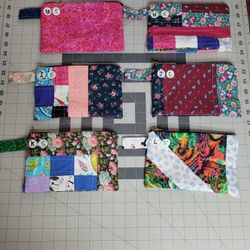 Scrappy Zipper Pouches