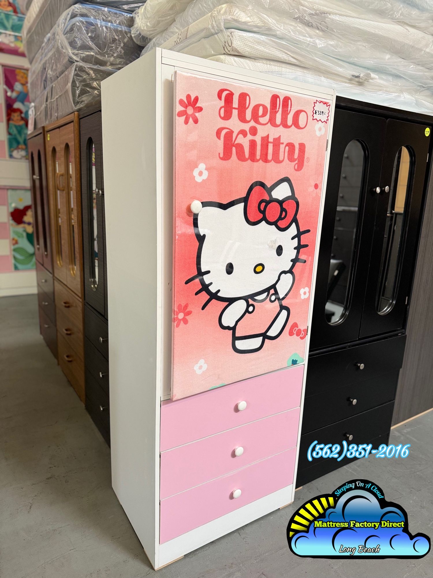 Hello Kitty Closet Wardrobe Tall Girls Ropero