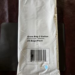 Hydrofarm Grow Bag 2 Gallon BLACK QTY 25 NEW
