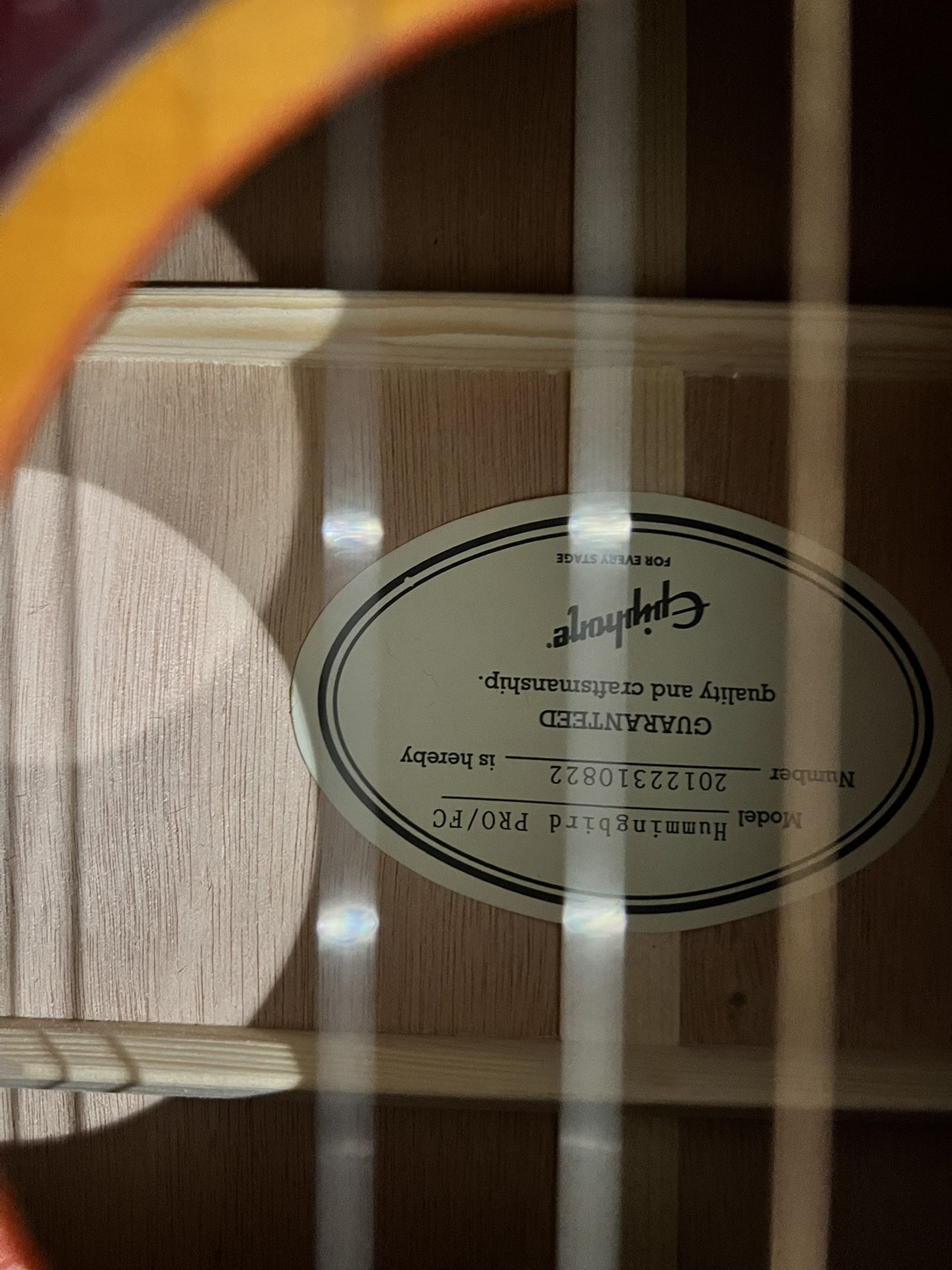 Epiphone Hummingbird Pro/FC