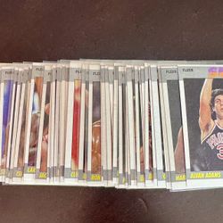 1987-88 Fleer Basketball - 50 Card Lot - Stars/Rookies - No Duplicates