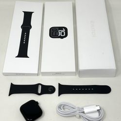Apple MWWE3LW/A Watch Series 10 GPS 42mm Smartwatch S/M Black Band