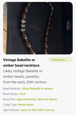 Vintage Bakelite necklace