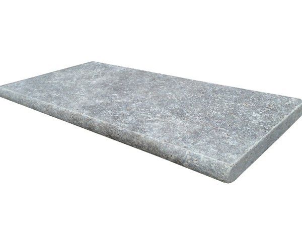 Silver travertine pool coping 2 inch