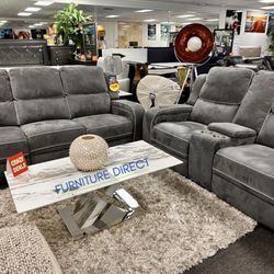 Pre-Black Friday Deal Gray Fabric Sofa And Loveseat Living Room Furniture Set Now 55% Off Limited Stock. Don’t Miss Out.