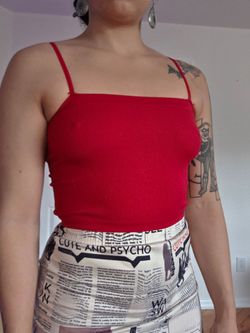Red Tank Top/ Cami