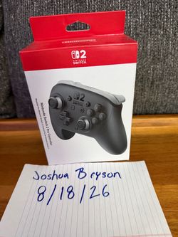 NEW NINTENDO SWITCH 2 PRO CONTROLLER