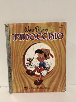 1948 Walt Disney Pinocchio A Little Golden Book! Very rare children’s book