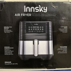Innsky Air Fryer XL 5.8 QT, 11 in 1 Oilless Air Fryer