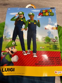Super Mario brothers “Luigi” kids Halloween costume