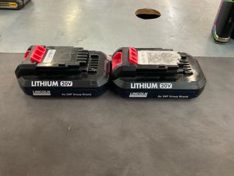Lincoln 1871 20v batteries