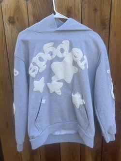 Sp5der hoodie beluga grey 