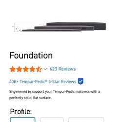 Tempur_Pedic 9 inches Foundation 