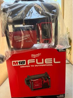 New 2 gallon Milwaukee m18 fuel air compressor portable cordless