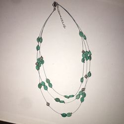 Beaded 3 tier necklace