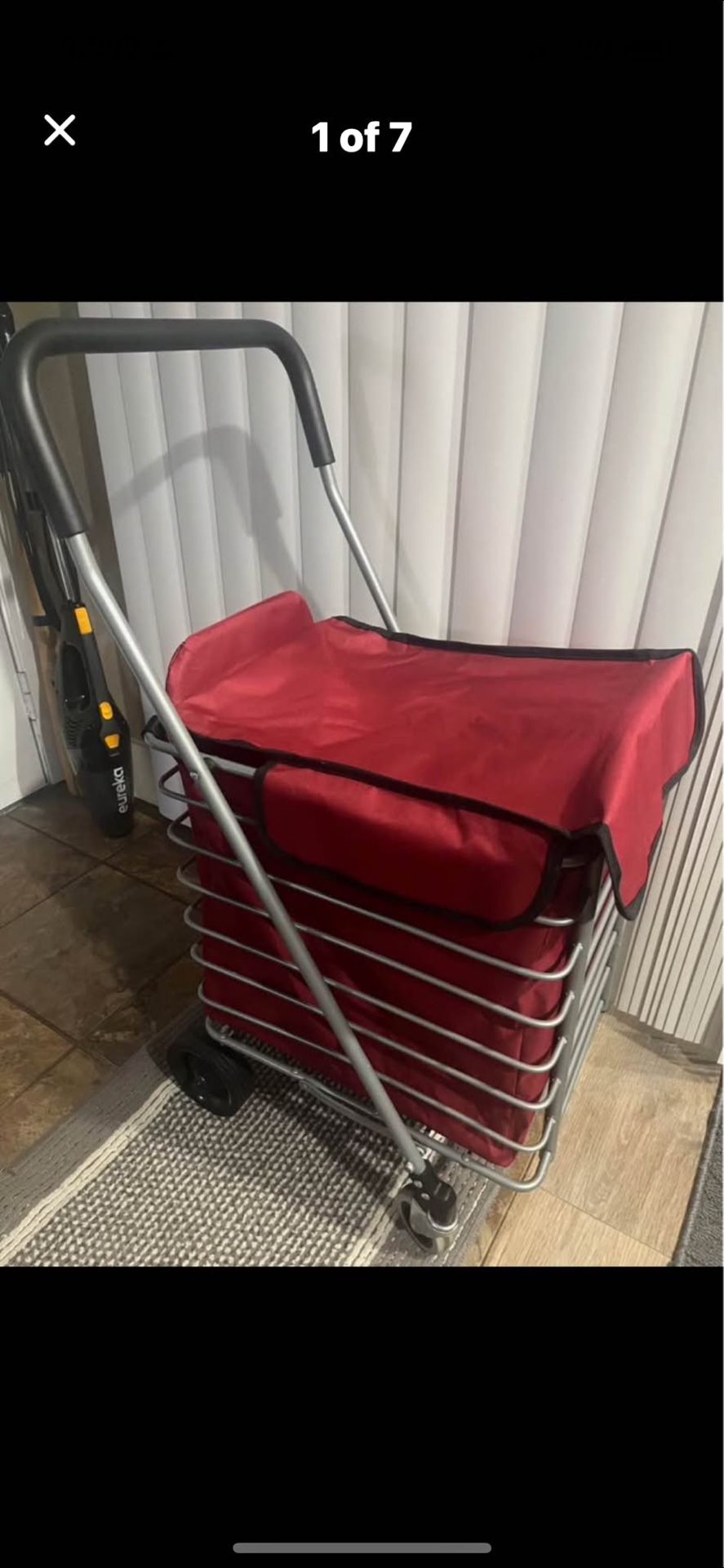 Great Deal Fold Up Cart On Wheels 220lb Capacity 