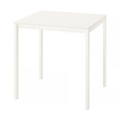 IKEA VIHALS Table, white/white, 29 1/8x29 1/8