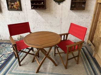 Patio Dining Set 3-piece Teak Wood (new)