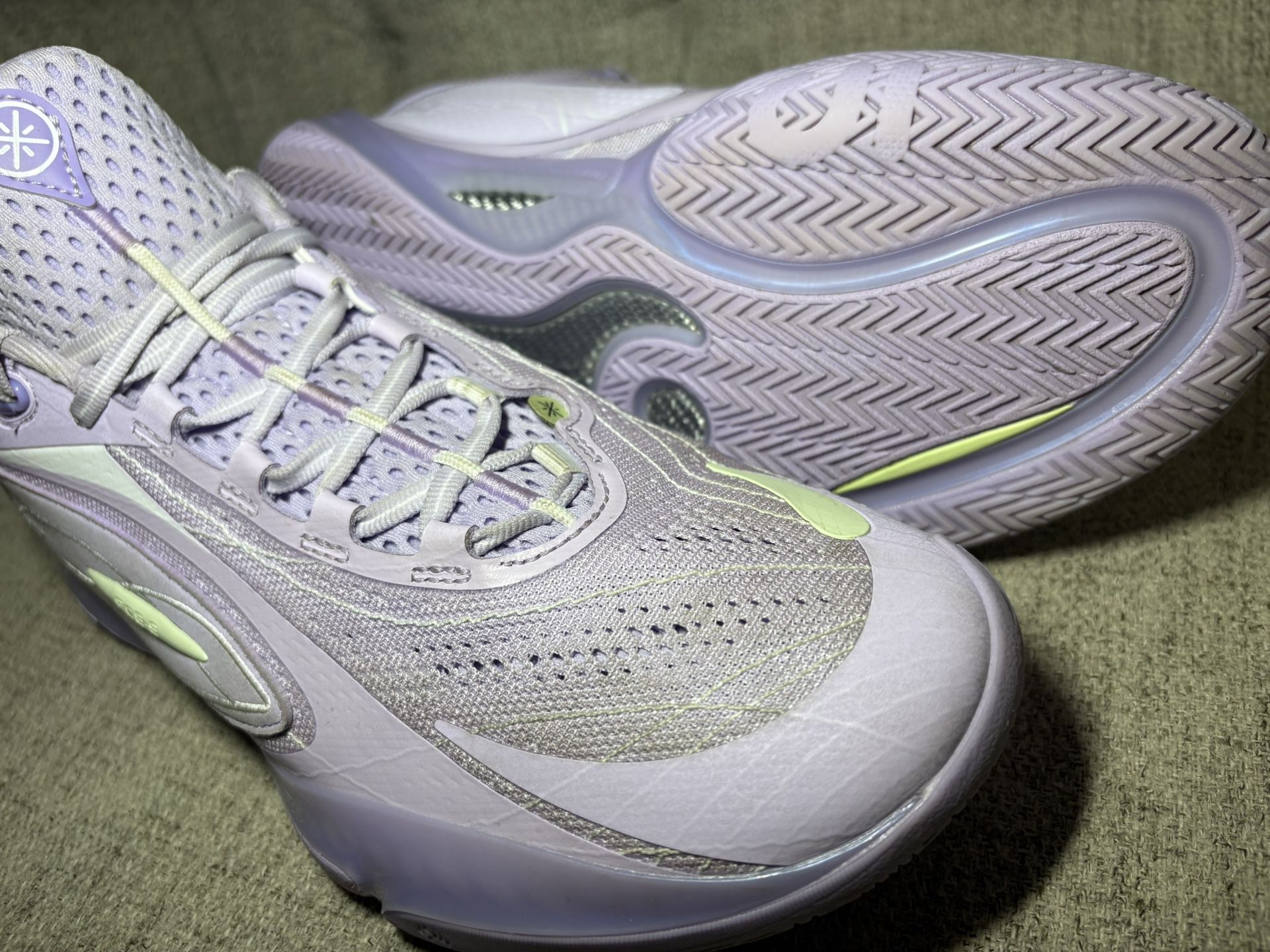 Way of Wade 808 5 Ultra Lavender Basketball Super Boom Li-Ning ABAV015-12 10.5