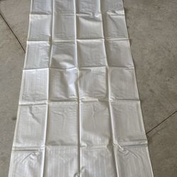 Vintage Vinyl Shower Curtain Heavy Duty White  