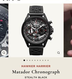AVI-8 Stealth Black Watch