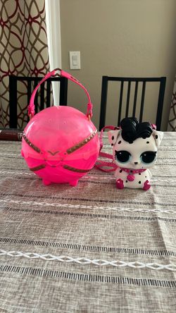 LOL Biggie Dalmatian Coin Bank With Backpack Straps