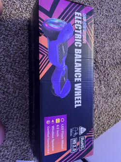Blue hoverboard