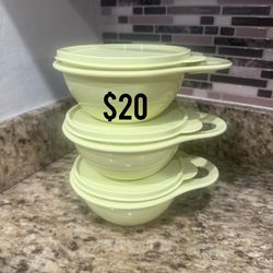 Mini Tupperware Bowls