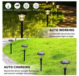 BRAND NEW LED SOLAR Path Light - 6 Pack