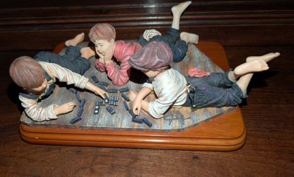 Jim Daly "Dominos" Figurine