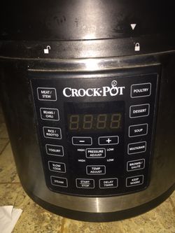 Open box Crock pot pressure cooker w manual Thumbnail