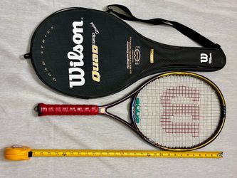 Wilson Quad Series Rectangular Geometry Graphite 110 Super Oversized 125” Max Power Used In The Good Shape