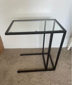 IKEA laptop stand / table with glass top