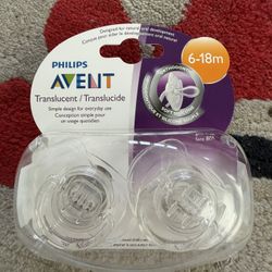 Brand New Avent Pacifiers Set Of 2 