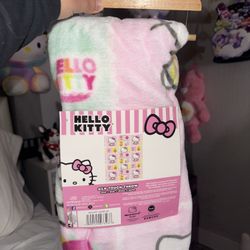 Hello Kitty Easter Throw Blanket 🐣☀️