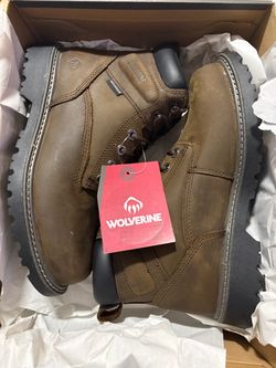 Wolverine Men's Floorhand Waterproof Steel Toe Work Boot (Model W10633) Size 8