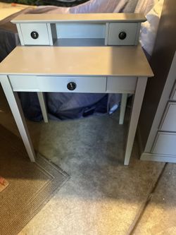 Small Gray Desk