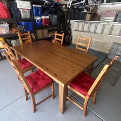 Dining Room Table and Chairs