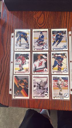 1990-91 Upper Deck NHL Hockey Cards Lot