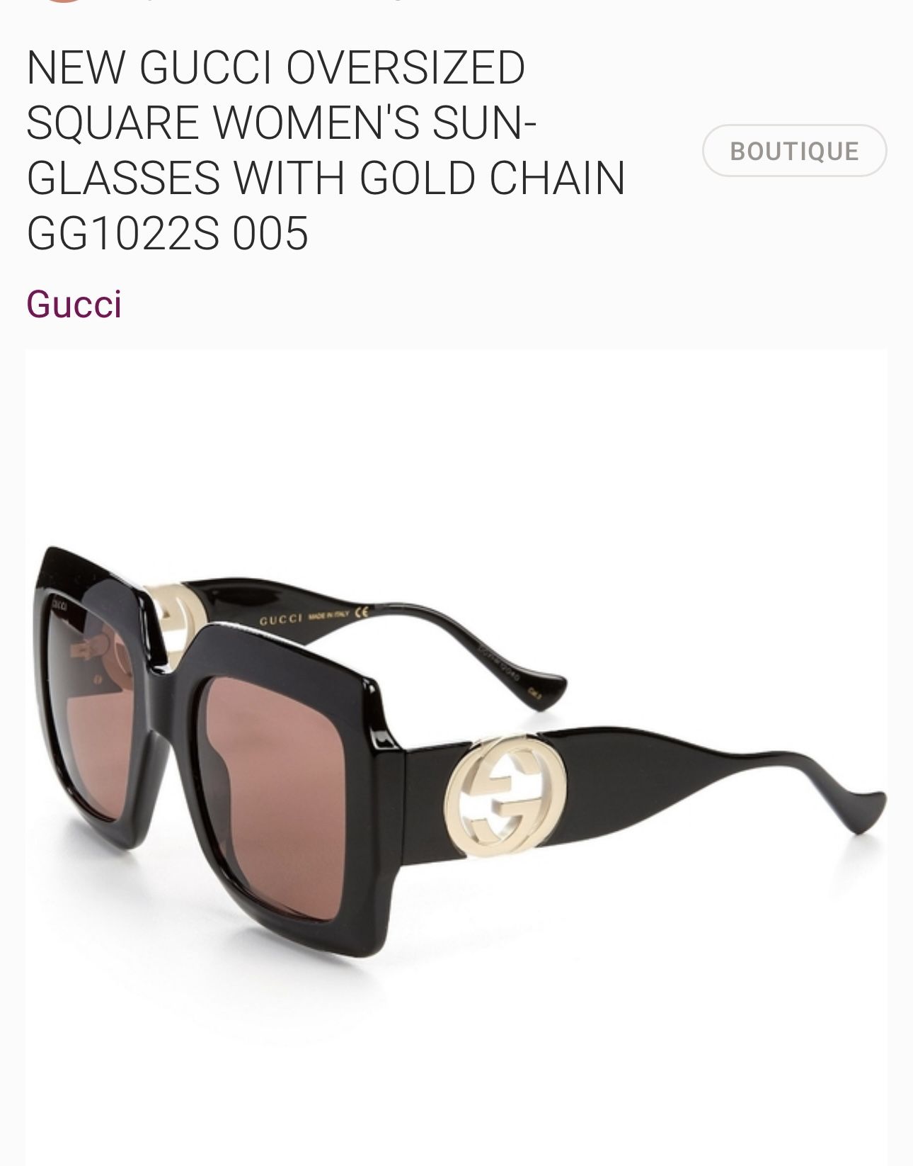 Women’s Gucci Sunglasses
