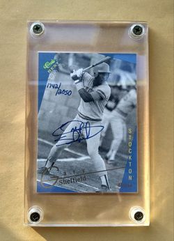 Gary Sheffield Classic Best Gold 1993 Autographed  #1742/2050  In Screwdown Holder
